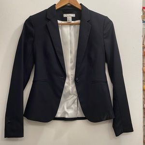 Navy Blue size 4 (or 2) H&M Fitted Blazer